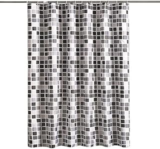 Omenluck 1 Pc Shower Curtain Mosaic Home Thickened Waterproof Bathroom Curtain Polyester Shower Curtain