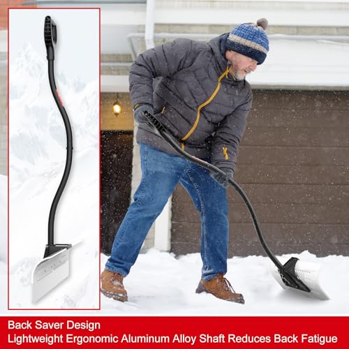 Brewin Tools 36 Inch Snow Pusher, Snow Shovel For Driveway Snow Removal thumb #3