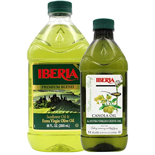 Mezcla de Aceite Iberia Girasol y Extra Virgen 2L + Aceite Iberia Girasol y Canola 51 oz miniatura 1
