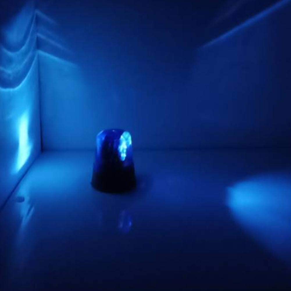Luz de Emergencia giratoria para Fiesta de Disco, luz LED para Coche, luz de Discoteca, Fiesta, DJ, luz estroboscópica, Sirena para decoración/luz Circular para cumpleaños, Rojo