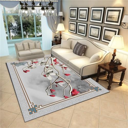Tapis grande taille salon résistant saleté lavable machine - 2