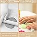 2-Piece Polymer Clay Acrylic Rolling Pin Set – Clear Slab Roller Tools with Thickness Rings for DIY Sculpting & Air-Dry Clay Projects