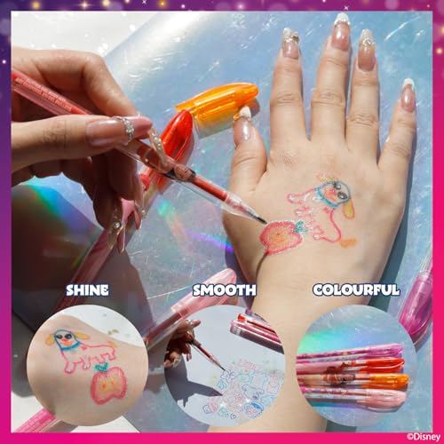 Disney Princess Zestaw Brokat Body Art 16 szt Dziewczynki 3+