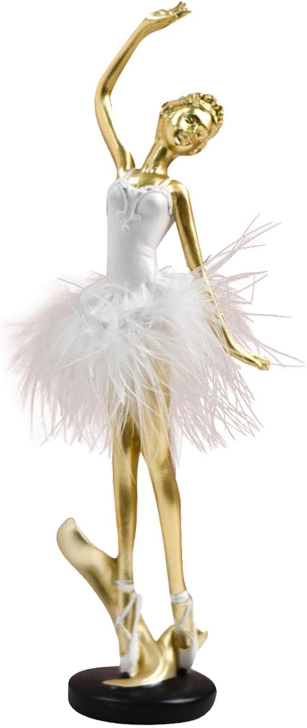 Ballerina Statue Creative Ballet Dancer Sculpture Table Centerpieces Artwork Style B|Figurines for Office Desk Car Accessories Mini Panda Disney Princess Figurines Home Décor Garden Toys