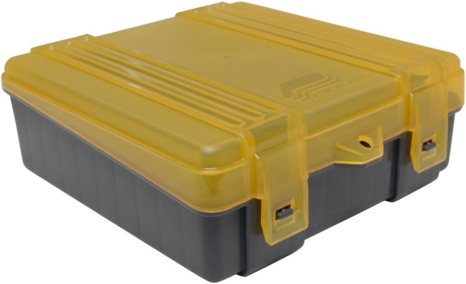 Plano 100-Count Handgun Ammo Case | Durable Flip-Lid Plastic Case for Convenient Ammo Storage