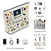 YULUENZE Take Me To Vermont Makeup Bag Vermont Travel Gift Small Canvas Organizer Bag with Zipper Vermont Cosmetic Bag Travel Present for Women Friends Families #1