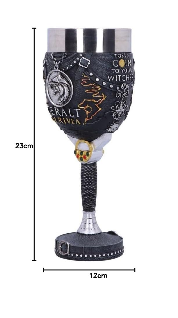 Nemesis Now The Witcher Geralt of Rivia Unisex Cáliz Standard Poliresina