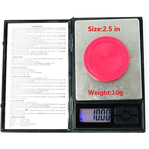 Standard Air Hockey Paddles And 2 Size Pucks, 2.5 Inch For Kids, 2.95 Inche For Adult, Great Goal Handles Pushers Replacement Accessories For Game Tables (4 Striker, 8 Puck Pack) #TOP3