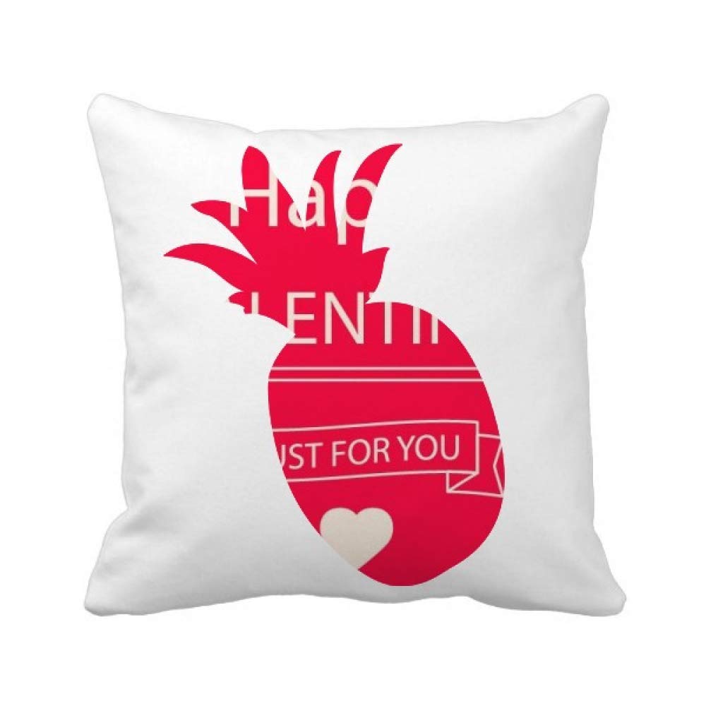 Coussin d'ananas Saint Valentin de haute qualité finition invisible carré
