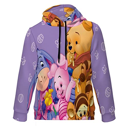 Mignon Ours Enfants Garçons Filles Hoodies 3D Cool Sweat À Capuche Drôle Pull Sweats À Manches Longues Pulls À Capuche avec Poche Kangourou 6-7Y Cover