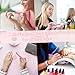Nail Art Stamp Pen Set, Flower Nail Stamper Pens, Nail Stamping Plate, DIY Nail Art Tools for Women & Girls (10pcs Set)