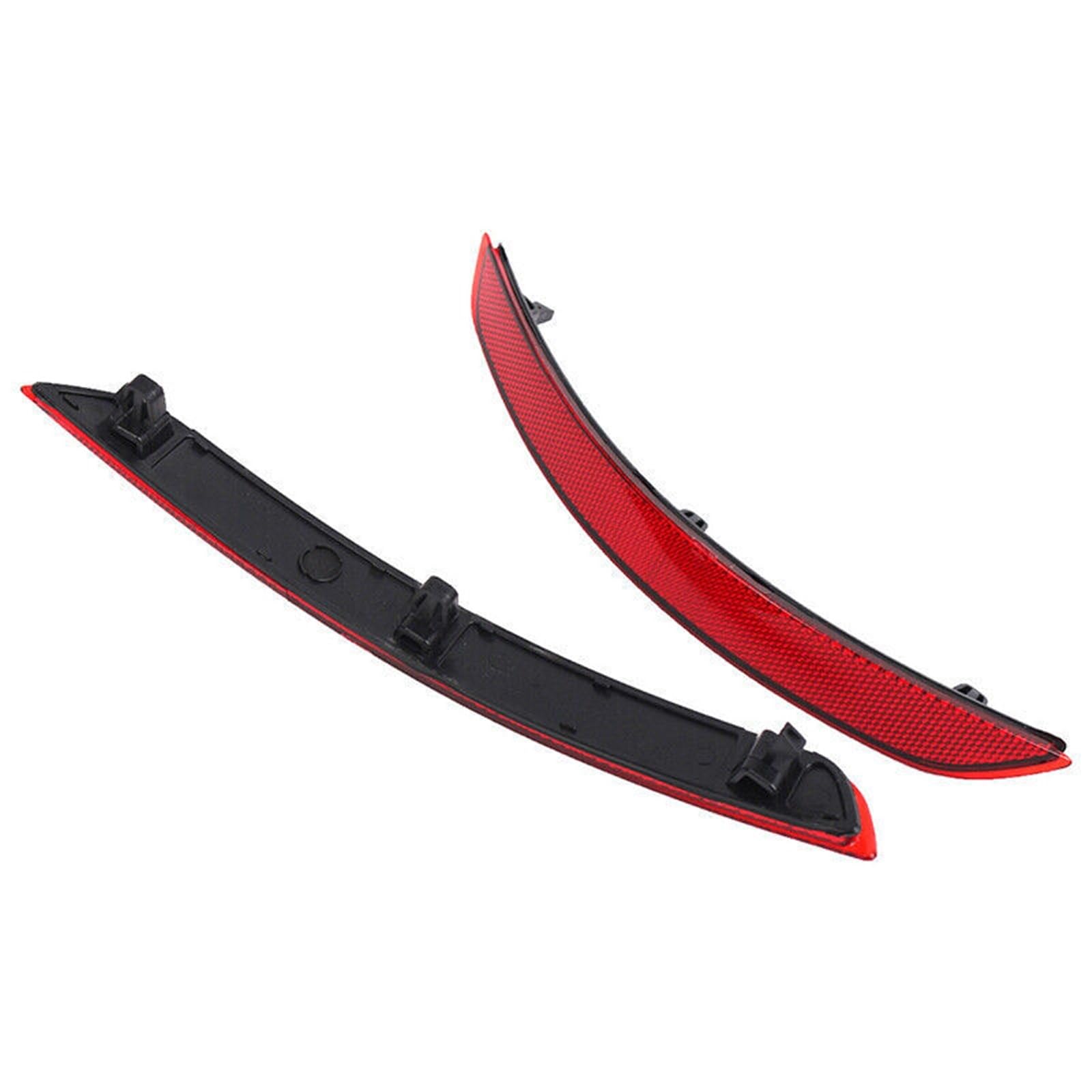 Compatible Con Para A3 Sedan Cabriolet 2013-2016 Reflector Parachoques Trasero Coche Barras Luz Trasera Advertencia Estacionamiento Freno 8VD945105 Kit Reflector Parachoques(Set)