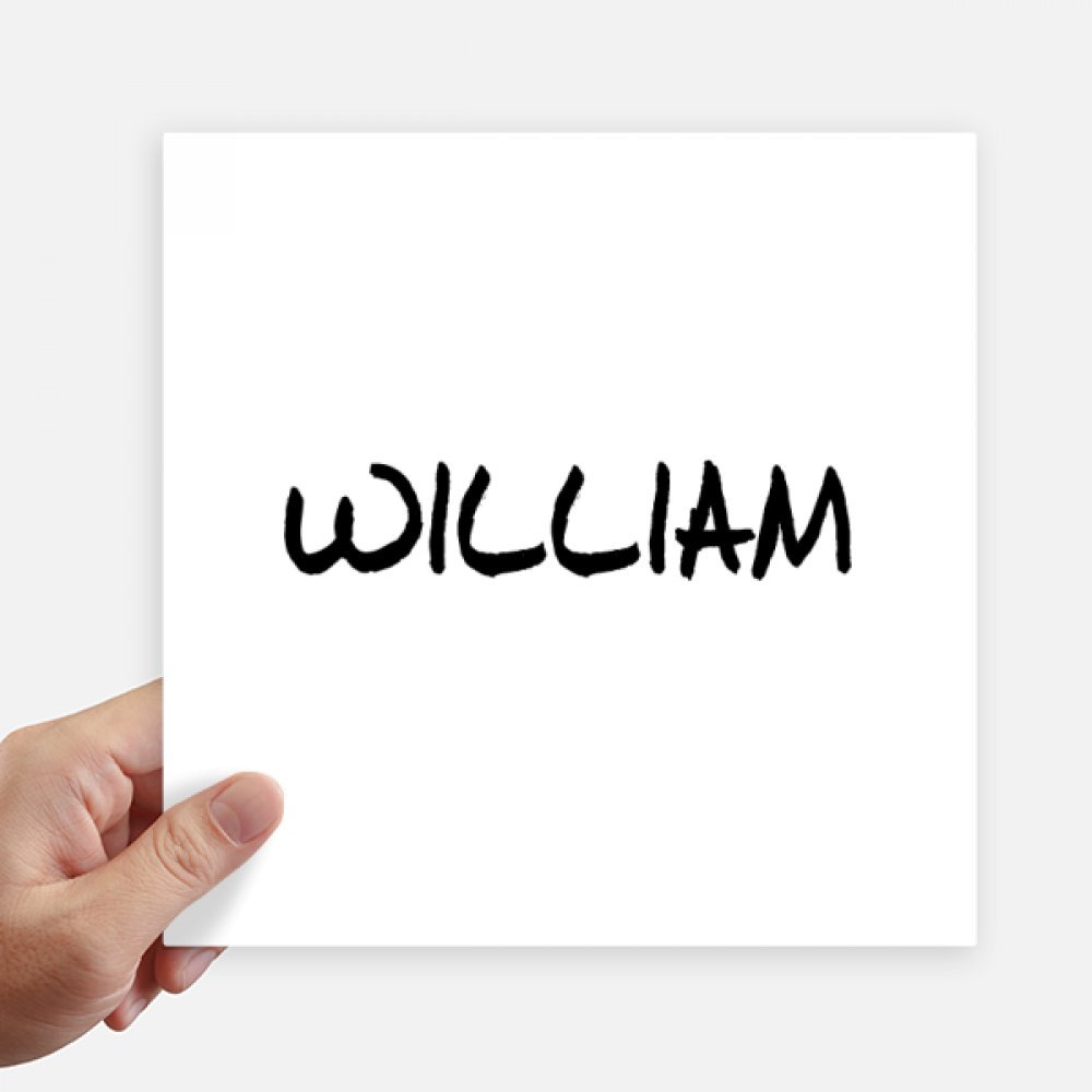 Autocollant de 20 cm William pour identifier valise et ordinateur