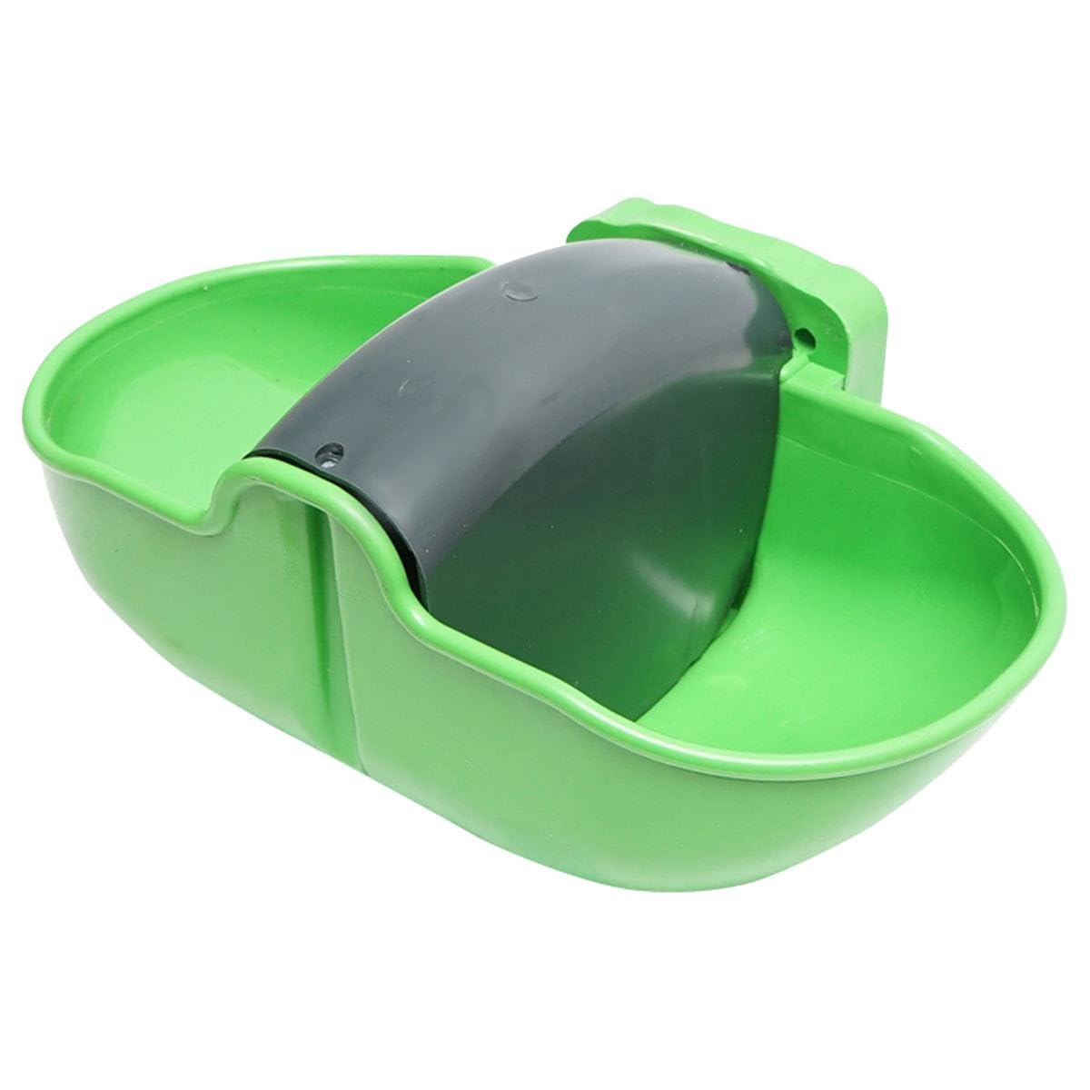 Abbeveratoio doppio 8L a livello costante per bestiame | Abbeveratoio doppio 8L con galleggiante regolabile, acqua sempre disponibile per animali da allevamento