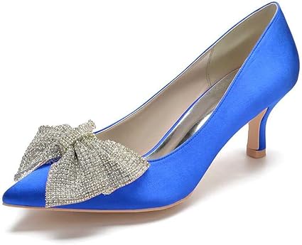 Zapatos De Tacón Alto con Punta En Pico para Mujer De 6 Cm, Zapatos De  Tacón con Correa En El Tobillo Y Diamantes De Imitación : Amazon.com.mx:  Deportes y Aire Libre