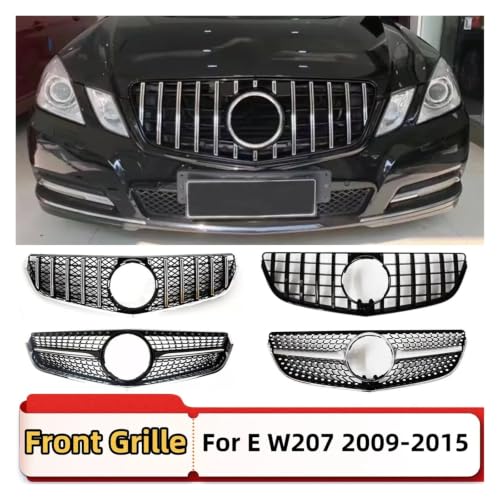 Grille avant GT Style pour Benz E Coupe W207 C207 2009-2012 calandre argentée