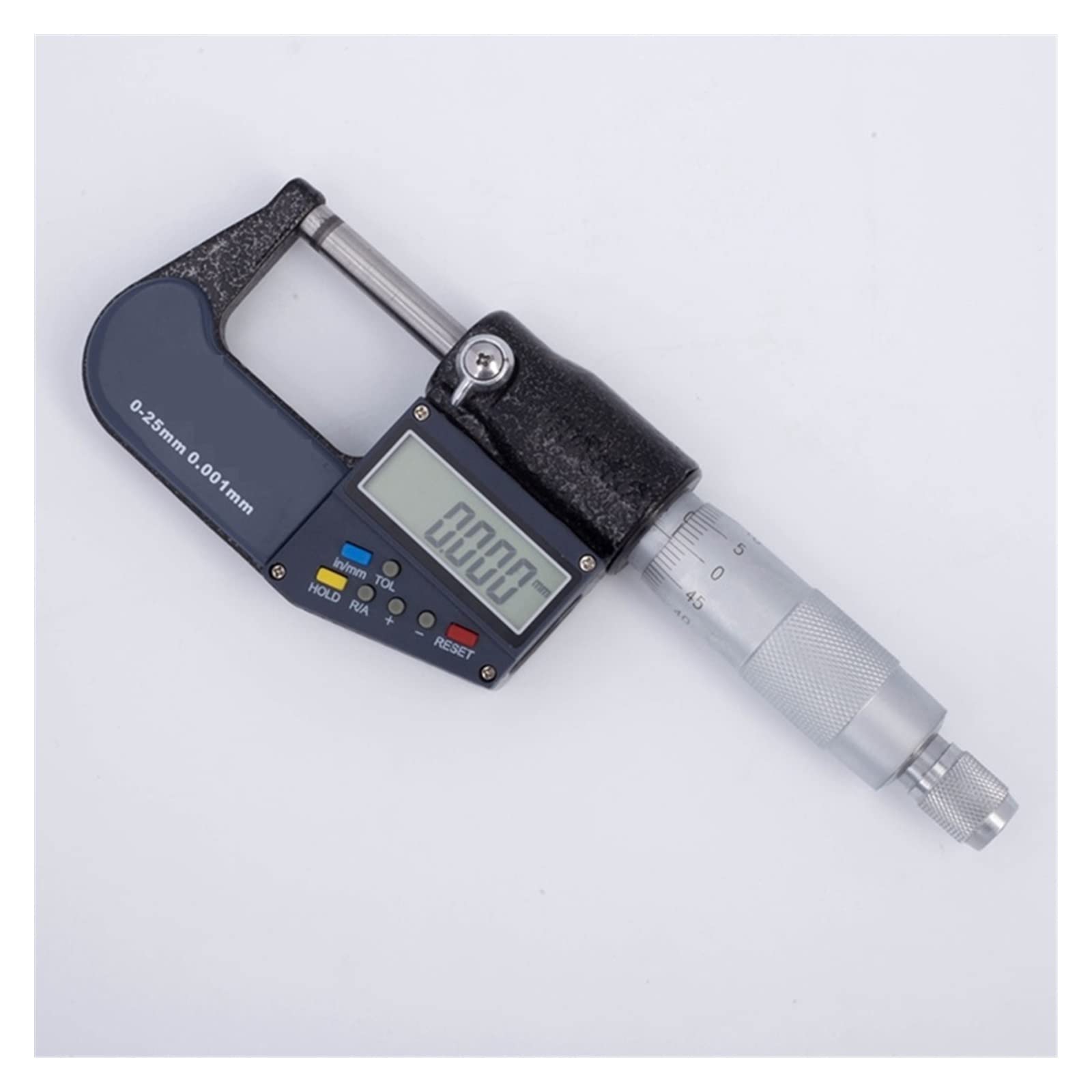 Digitale Schuifmaat Micrometer Meetinstrument Verchroomde Legering Digitale Display Hoge Nauwkeurigheid Lage Fout Micrometer 0.001mm Resolutie:(75-100 mm