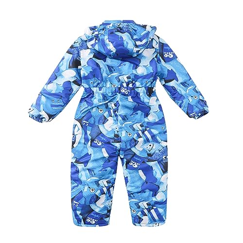 Snow Suit for Kids Girls Boys One-piece Snowsuits Waterproof Jumpsuits Winter Outdoor Overalls Snowboarding Ski Suits2