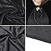 Womens Velvet Hooded Cloak Costumes Halloween Wizard Hooded Party Cape (Black)