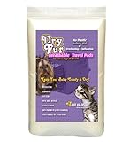 DryFur Super Absorbent Pet Carrier Travel Pads (XL - 24in x 35in) 4 Pack