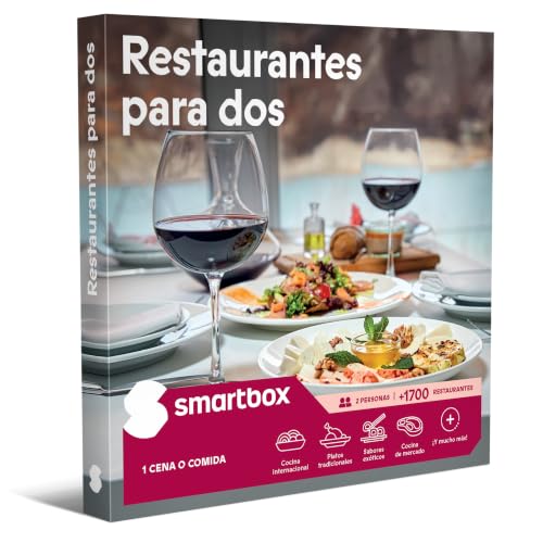 Miniatura 7 de Smartbox Caja regalo Restaurantes para dos , Idea de regalo para parejas , 1 comida o cena para 2 personas