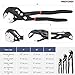 MAXPOWER 3 Pieces Pliers Wrench 7 inch 10 inch 12 inch
