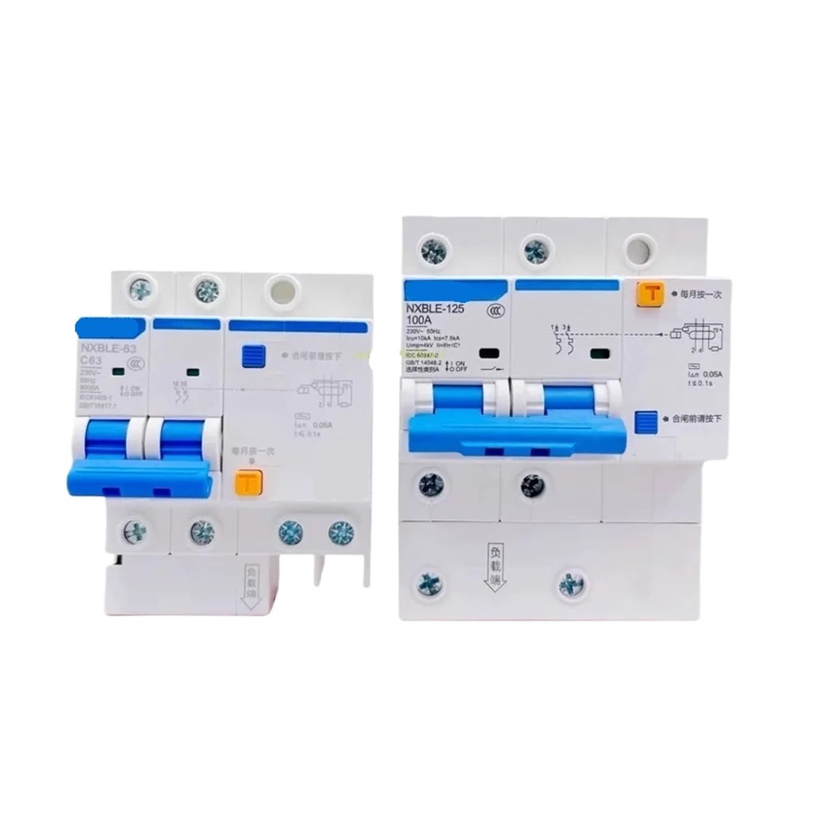 Disjoncteur NXBLE-63 différentiel 32A pour protection électrique domestique