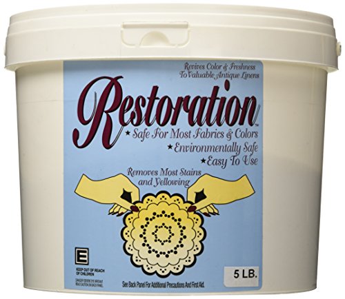 NEW 2.3kg Pail-Restoration Hypoallergenic Powder To Clean Antique & Delicate Linens Safely.