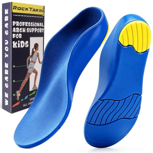 ROCK TAKIN Kids Arch Support Insoles, Orthotics for Kids...