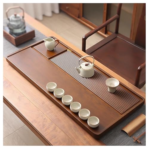 竹製サービングトレイ　中　3つセット Amazon｜茶盤 茶台 茶盆 貯水式茶盤 竹木製トレイ 中国茶器セット