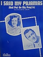 I Said My Pajamas B0012OM290 Book Cover