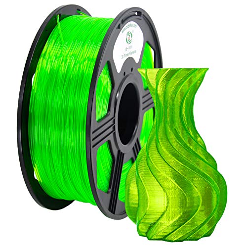 YOYI 3D Printer Filament,PETG Filament 1.75mm 2.2lbs(1kg) Spool, Dimensional Accuracy +/- 0.03 mm,100%