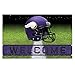 FANMATS 19950 Team Color Crumb Rubber Minnesota Vikings Door Mat, 1 Pack,18