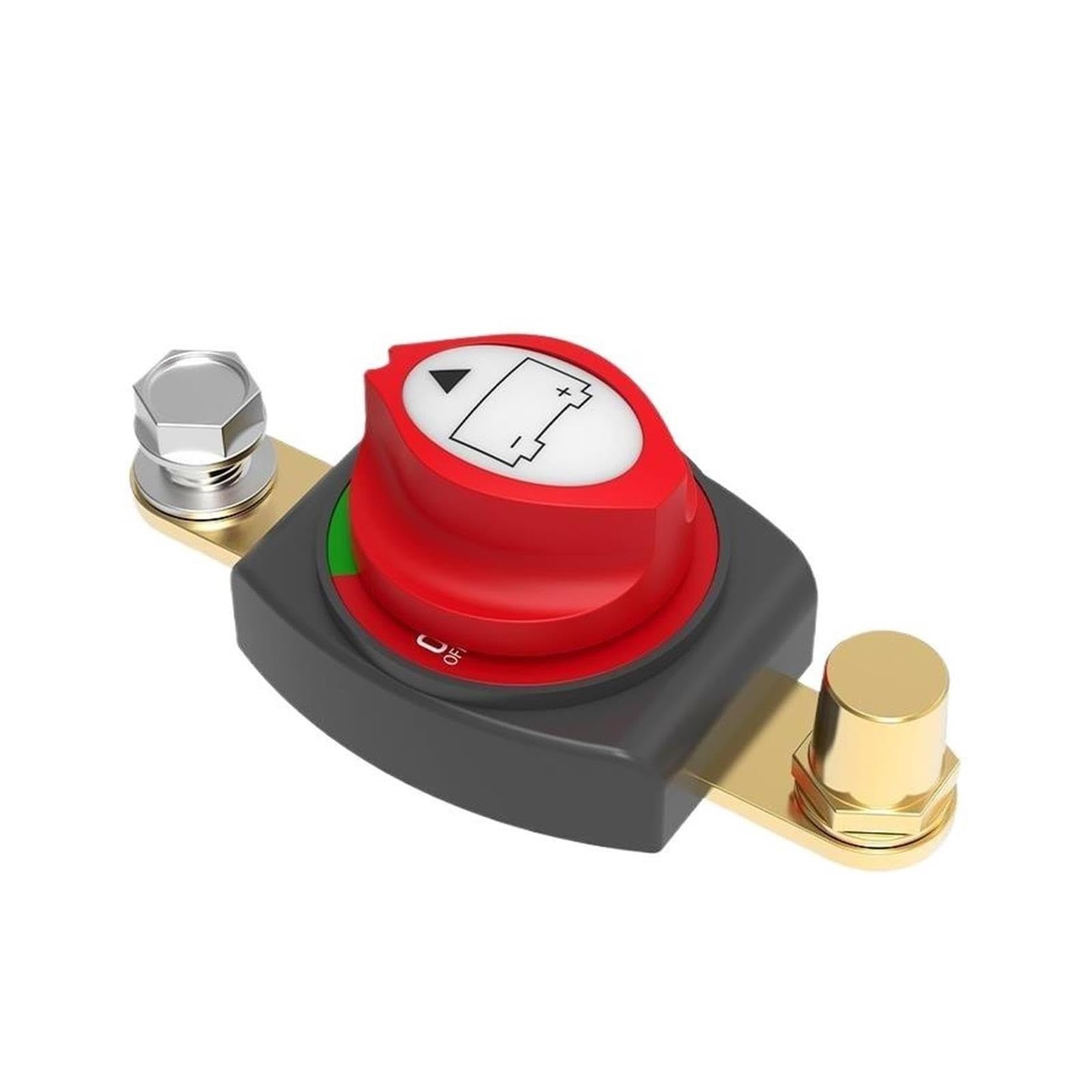 Interruttore batteria on/off da 275 A montante laterale con adattatore