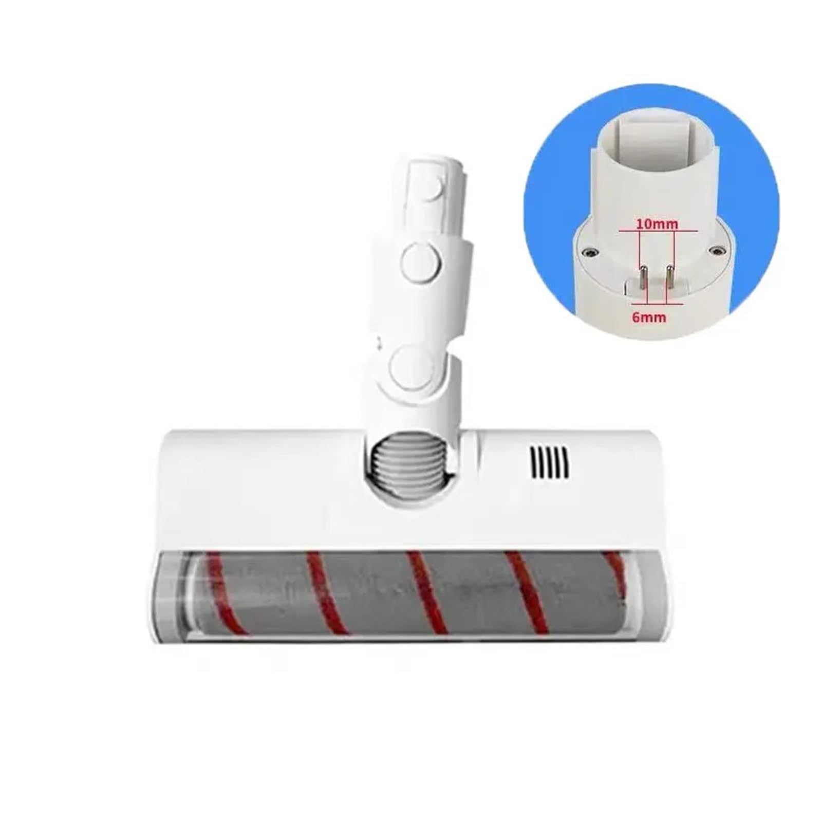 Główna szczotka podłogowa odkurzacza elektryczną główką szczoteczki Kompatybilny z Dreame V8/V9B/V9P/V11/G9 Kompatybilny z Xiaomi 1C/K10/G10 szczotka do dywanów części do odkurzaczy