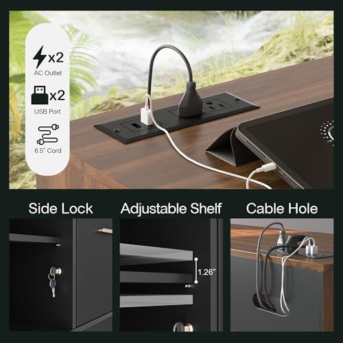 Image of ModernMate 4 Drawer File Cabinet with Lock for Home Office
