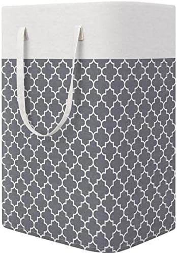 75L Large Capacity Laundry Basket Collapsible Laundry Storage Basket Waterproof Cotton Linen Laundry Hamper with Handles Dirty Clothes Laundry Organizer Bucket for Bedroom Bathroom 75L Large Capacity