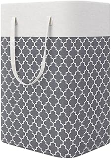 75L Large Capacity Laundry Basket Collapsible Laundry Storage Basket Waterproof Cotton Linen Laundry Hamper with Handles Dirty Clothes Laundry Organizer Bucket for Bedroom Bathroom 75L Large Capacity