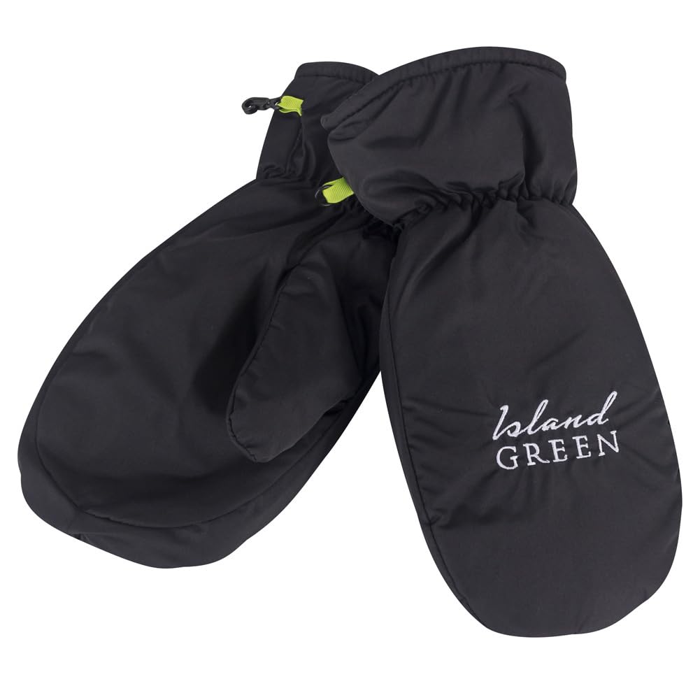 Island Green Fleece Lined Mitts