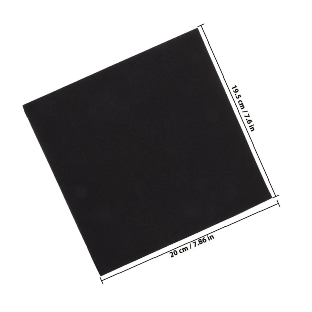 Veemoon Serviettes de Table en Papier Jetables Noires 100pcs Épaisses et Élégantes pour Fêtes et Banquets Sûres et Anti-fuites