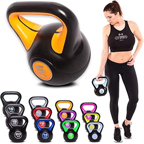 C.P.Sports Kettlebell Kugelhantel Vinyl Handgewicht Gymnastik Cover