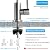 Brushed Finish Drinking Water Faucet, Lead-Free Filtered Kitchen Sink Faucet, SUS304 Stainless Steel