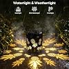 Lixada Pineapple Solar Lanterns Outdoor Watertight Hollowed-Out Hanging LED Light for Patio Garden Yard Pathway Unique Gardening Surprise for Women Mom