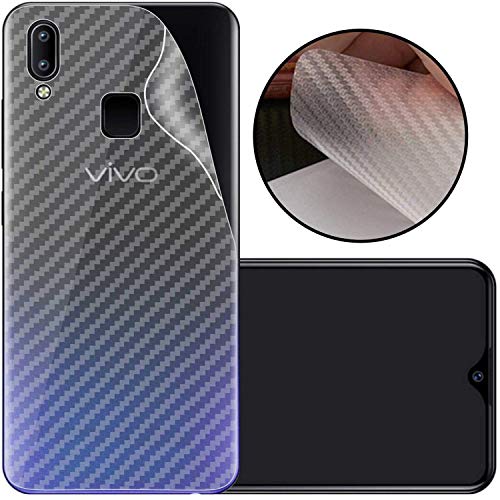 Image of Compatible with Vivo Y95 Back Screen Protective Film Carbon Fiber Skin Transparent Screen Guard Sticker