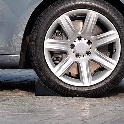 Fasmov 4 Pack Solid Rubber Heavy Duty Wheel Chock, Premium Chock For Car, Travel Trailers, Rv, Truck, And Atv #TOP4