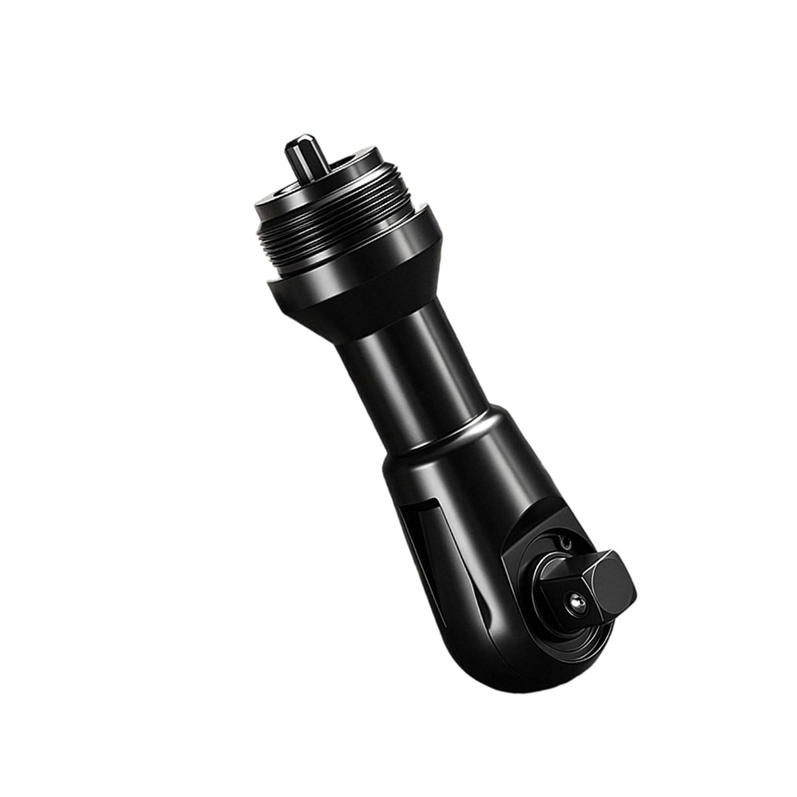 CUNZJIA High Strength Alloy Steel Reversible Ratcheting Spanner Head with Bidirectional Rotating for Tight Space and Heavy Duty