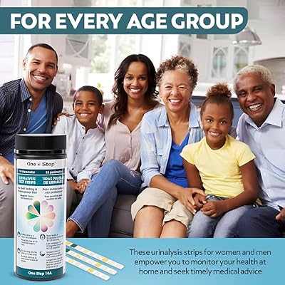 One Step 10A Urine Test Strips, 100 Strip Tub, 10 in 1 Parameters, Testing Strips for use by Men & Women, UTI Infection, Urinalysis pH, Nitrite, Leukocytes and More, Easy Read Results