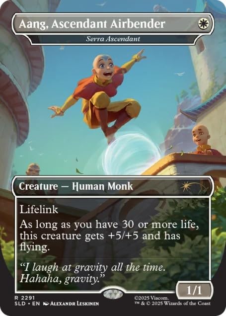 Magic the Gathering Secret Lair x Avatar: The Last Airbender - Un sacco da imparare (Rainbow Foil Edition), 1 pezzo