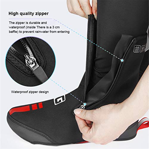 Cubiertas térmicas para calzado de ciclismo, impermeables y cortaviento, para hombre y mujer, ideal para invierno miniatura 6