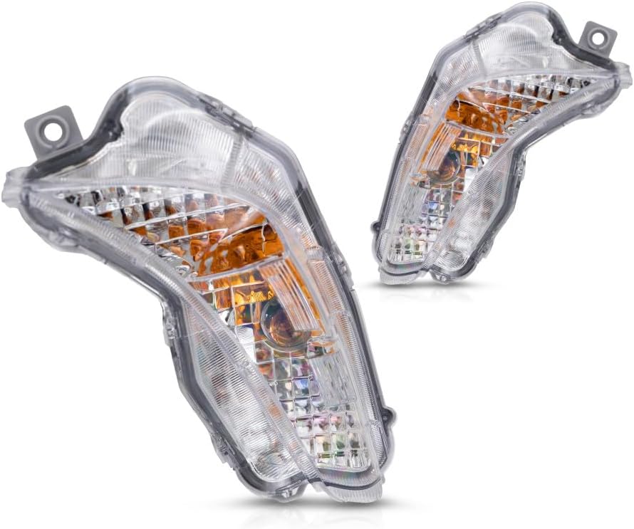 CarLights360 for Toyota Camry 2015 2016 2017 Pair Driver and Passenger Side Turn Signal Light CAPA Certified w/Bulbs Included TO2530153 TO2531153 81520-06050 81510-06050 LE SE